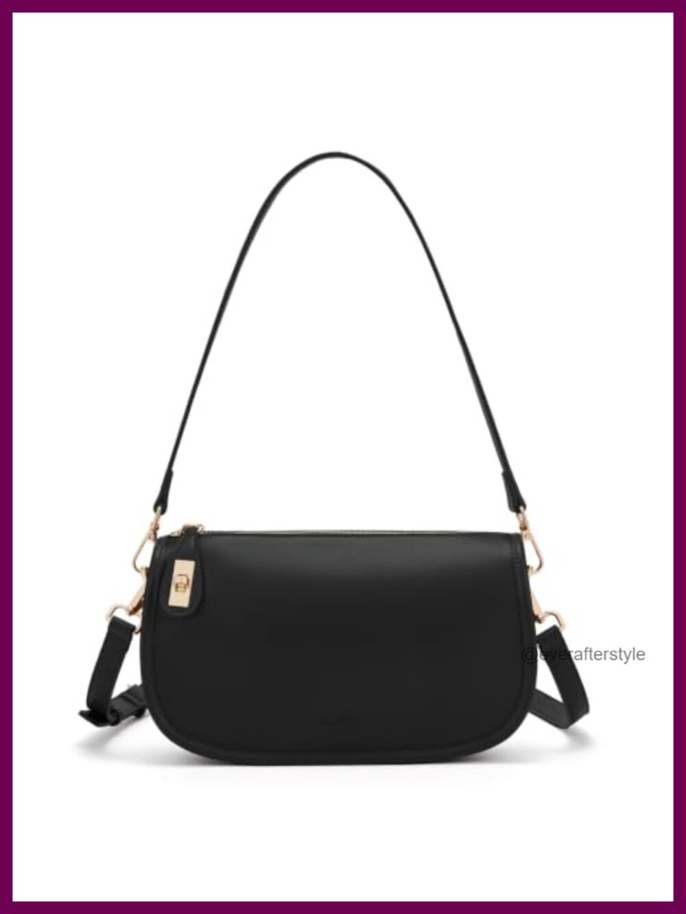 CLUCI Clear Crossbody Bag Vegan Leather Shoulder Bag for Concerts Sports Events
